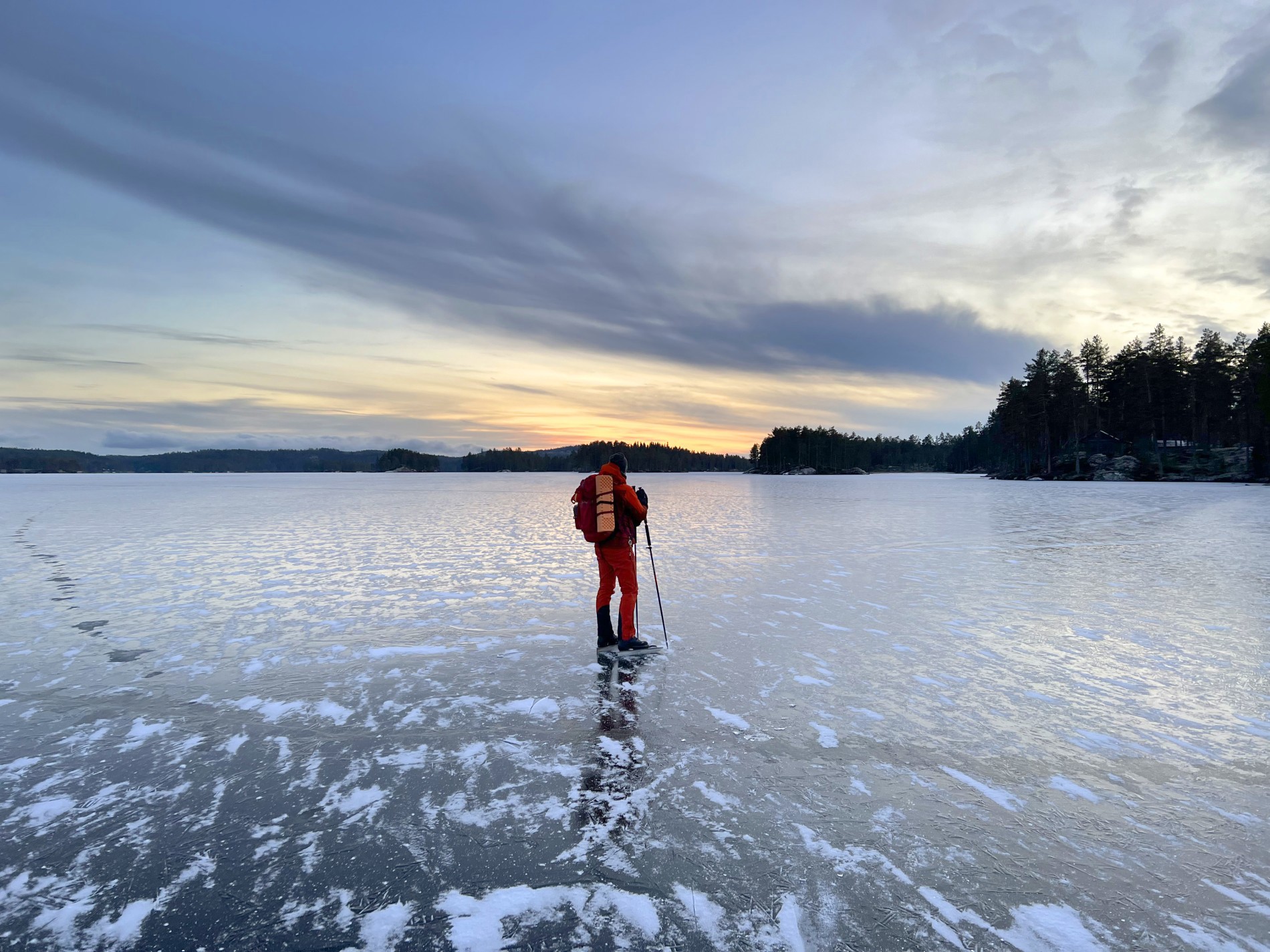 Solnedgang på Grønmalen
