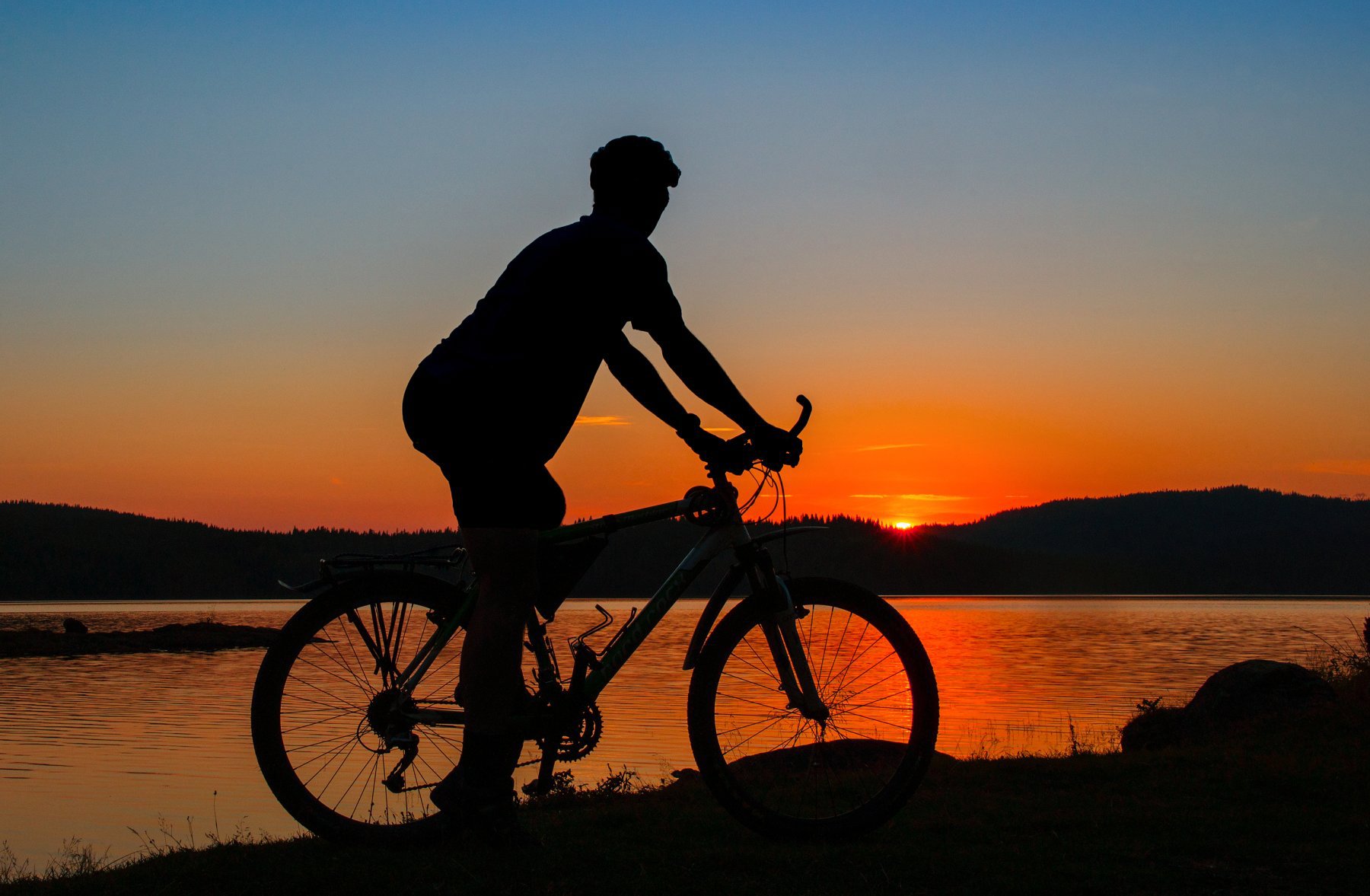 Solnedgang ved Storflåtan