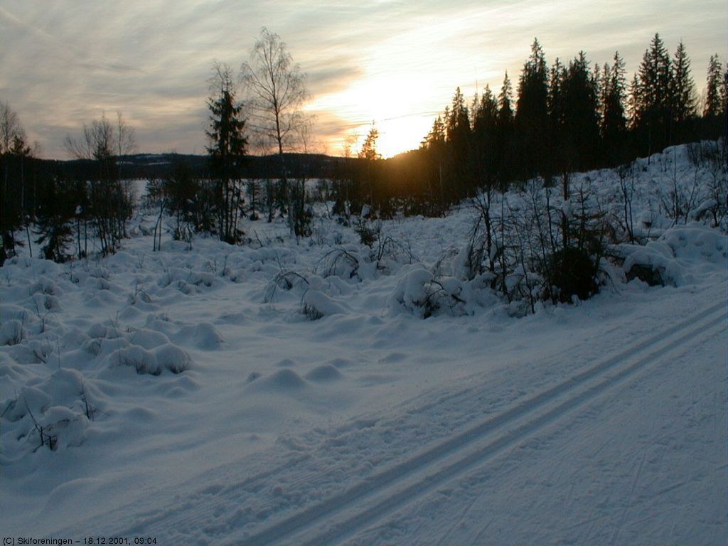 Soloppgang i Romeriksåsene