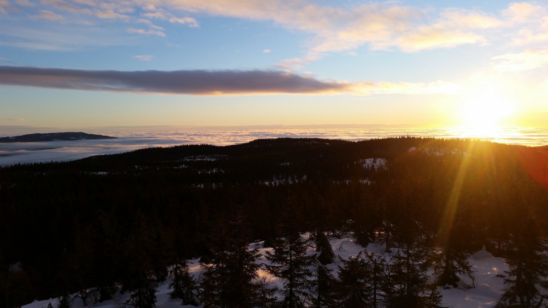 Soloppgang på Marifjell