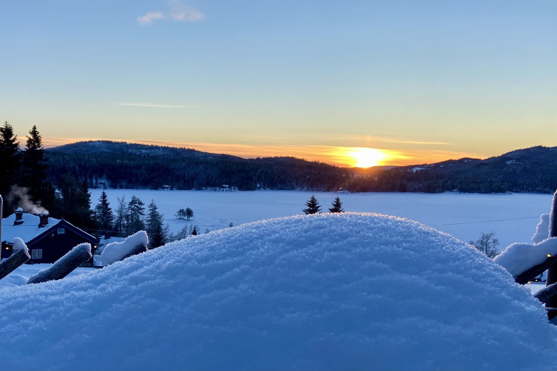 Soloppgang på Skjerva