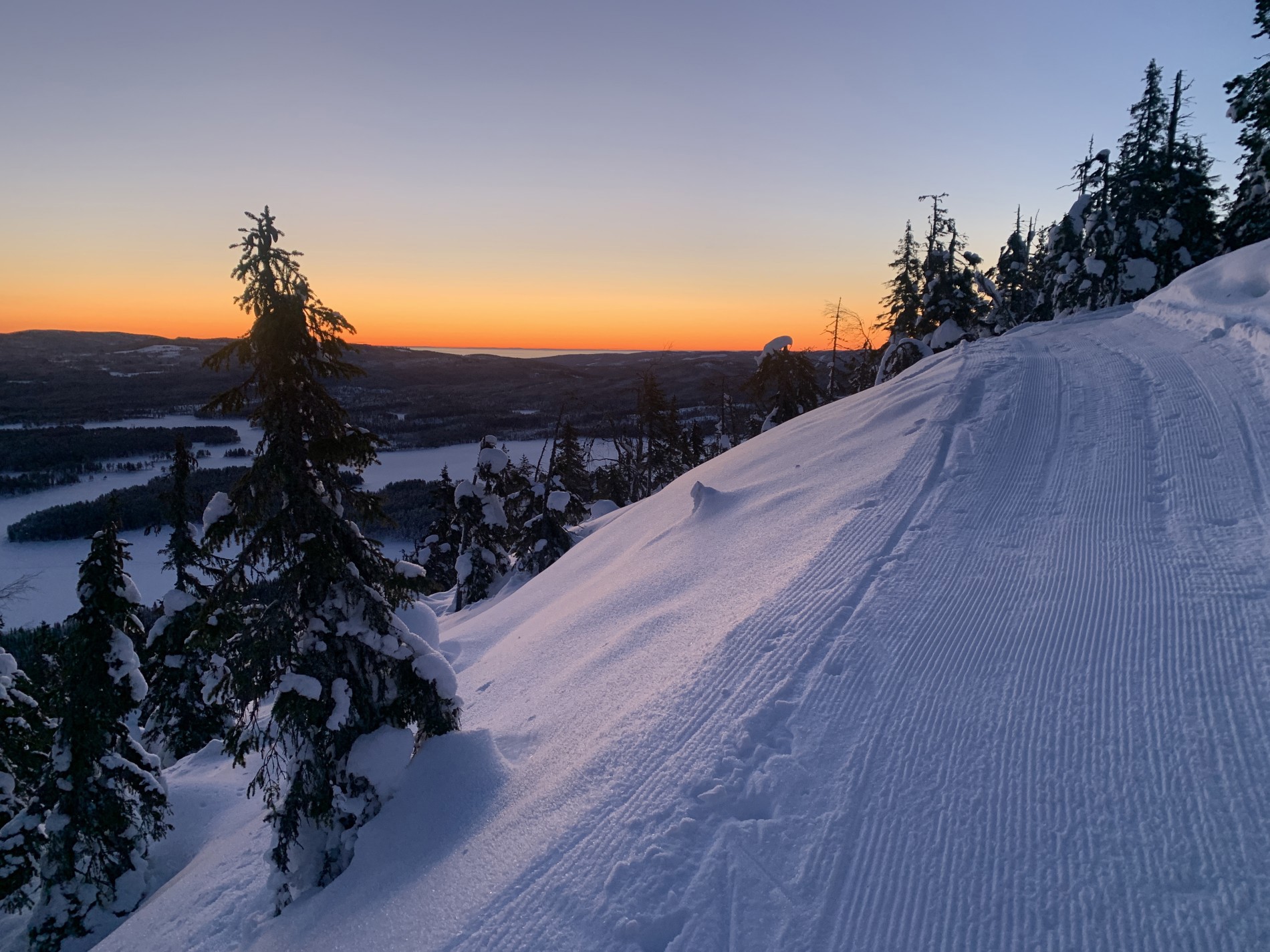 Soloppgang på Skjerveknatten