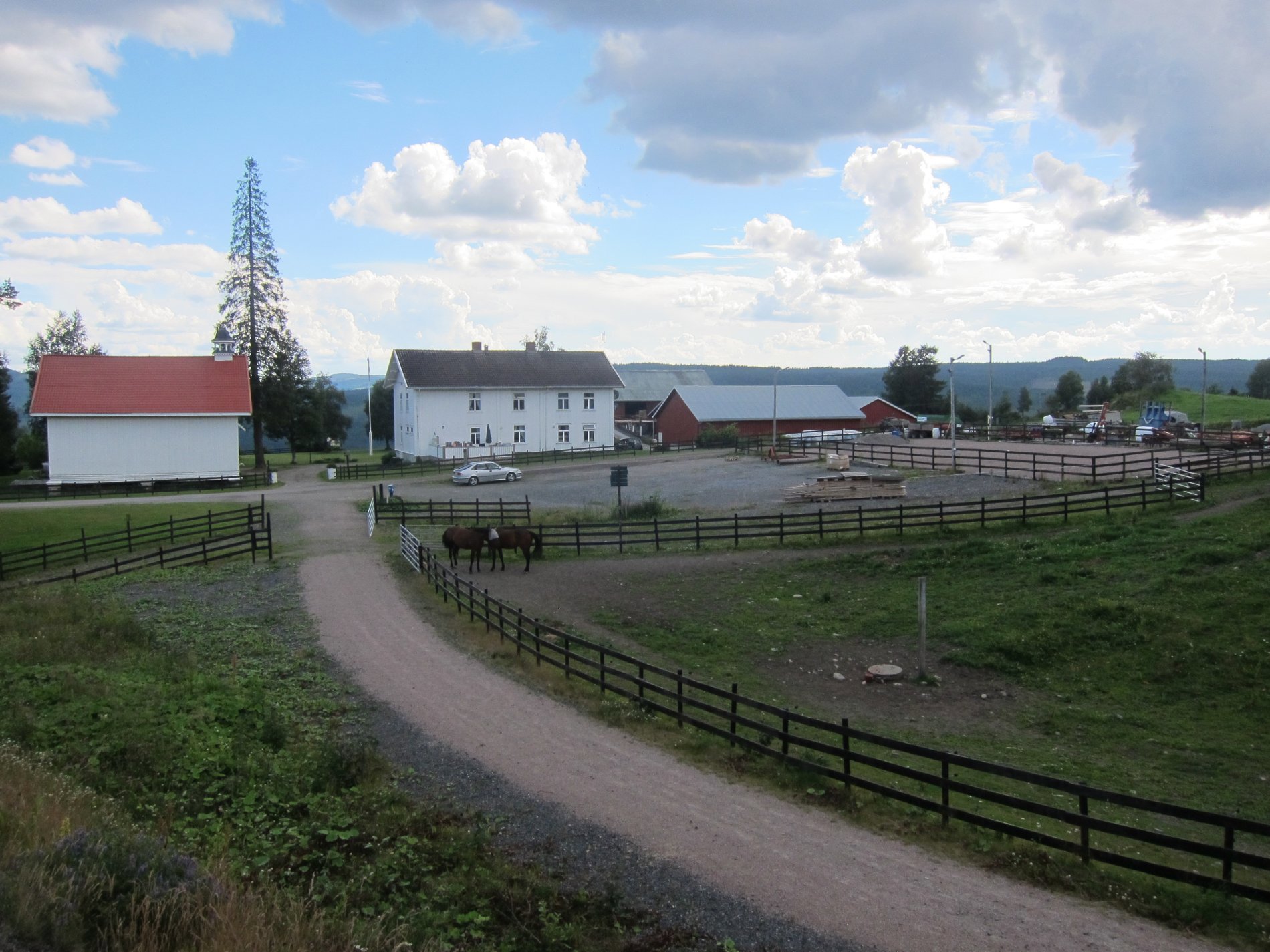 Sommer på Haug gård