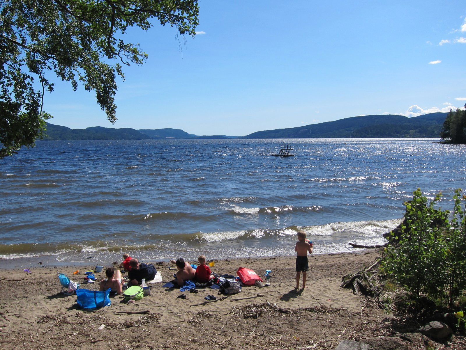 Sommerdag på Jerdalstranda