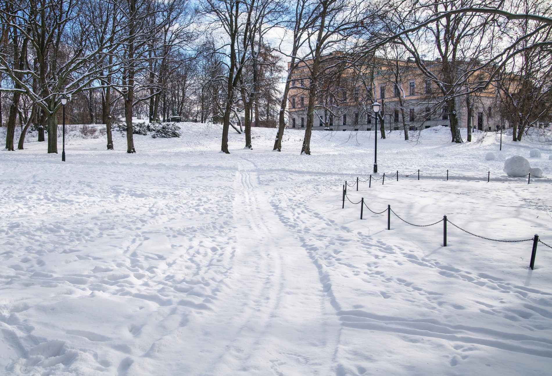 Sporene er visket ut