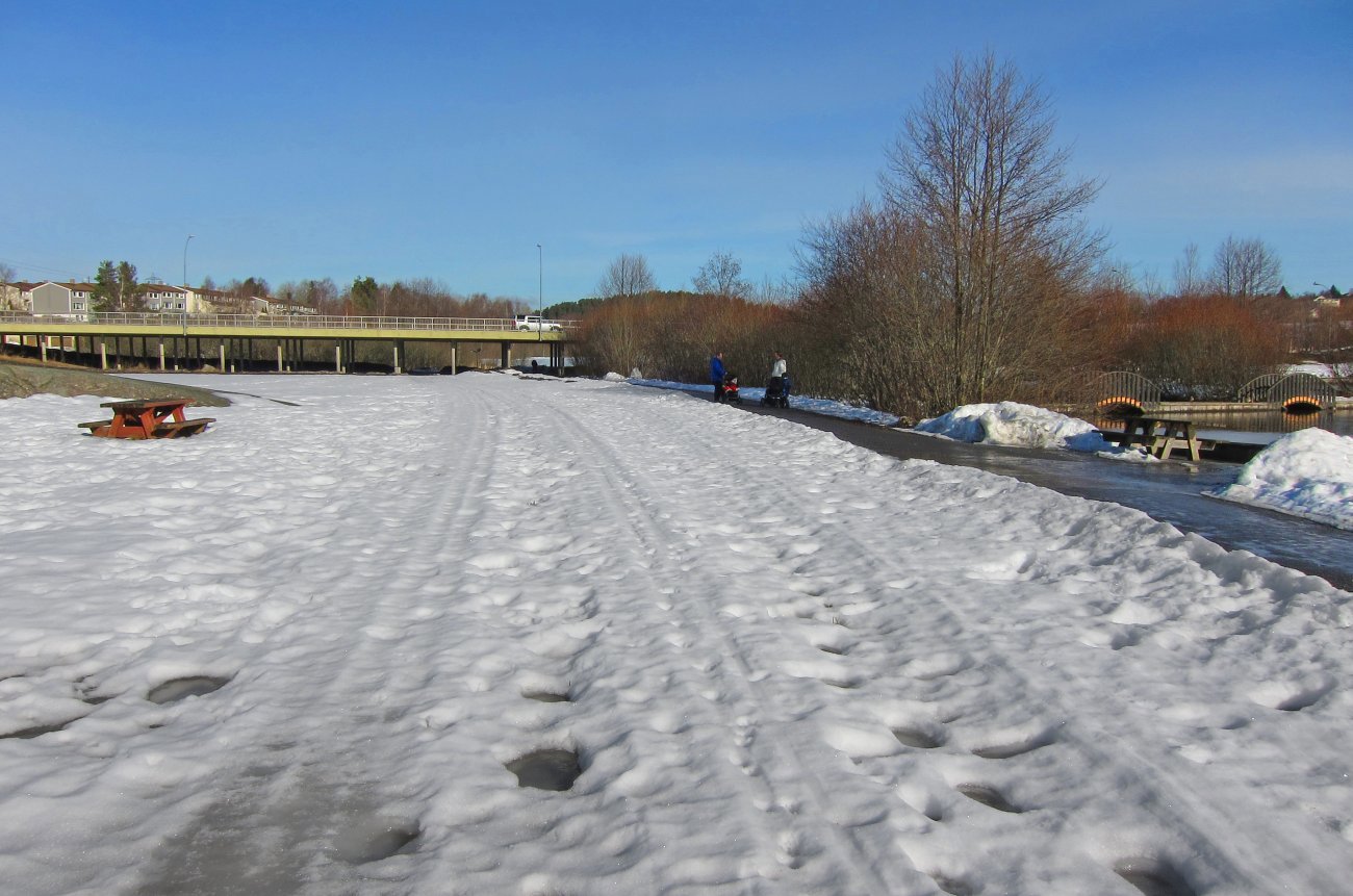 Sporene viskes ut ved Abildsø