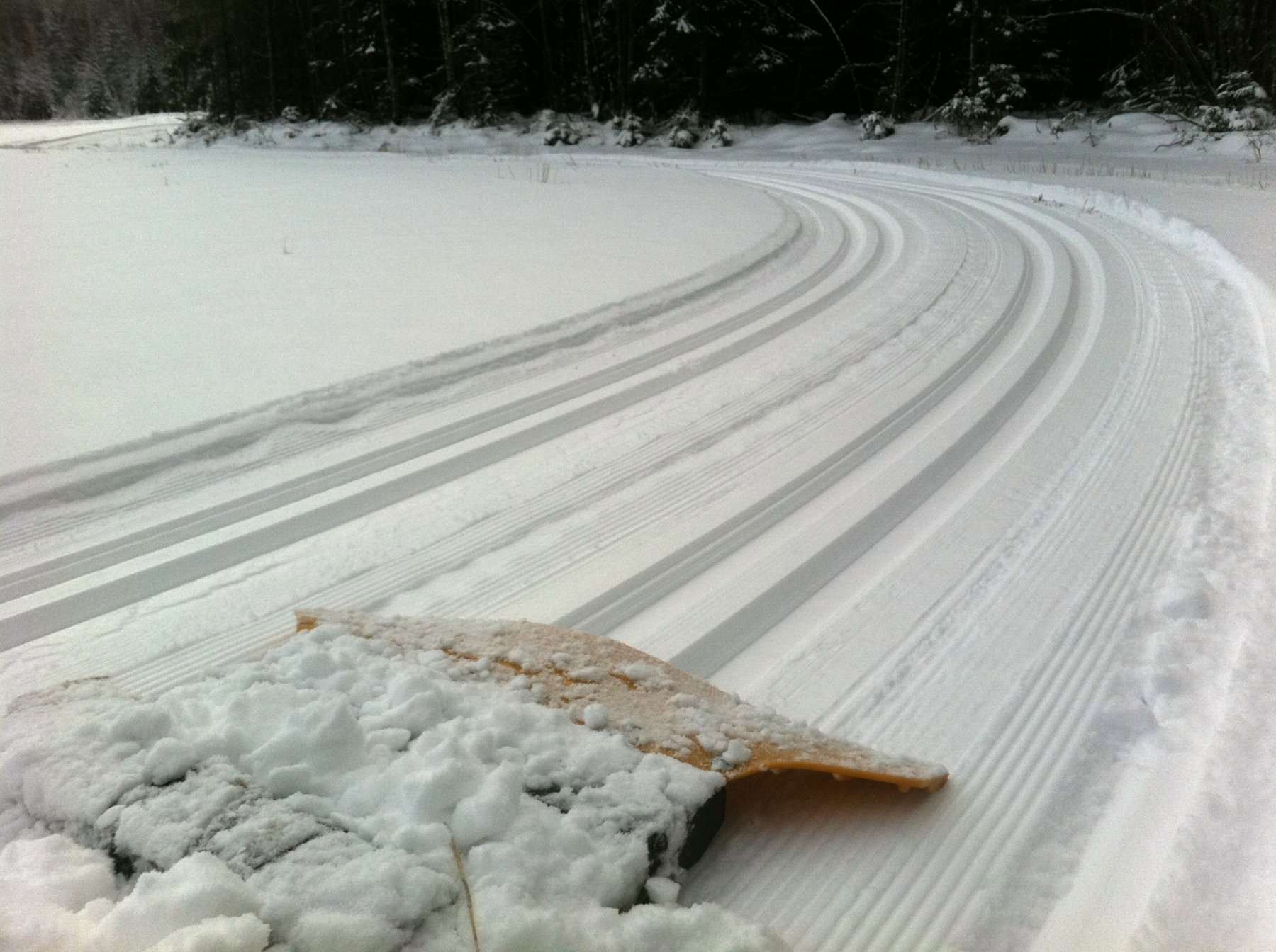 Sporlegging ved Vestby skole