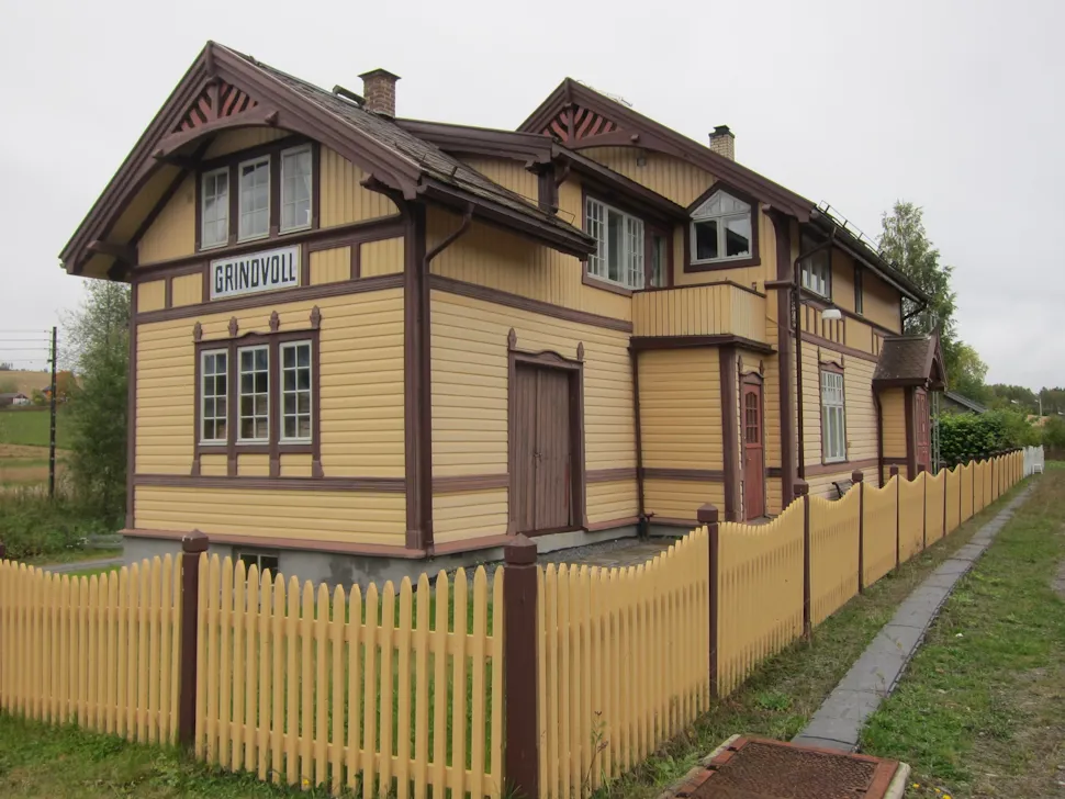 Stasjonsbygningen på Grindvoll
