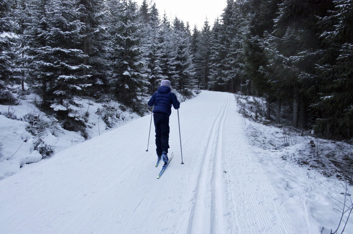 Stigningen opp fra Hvilesteinen