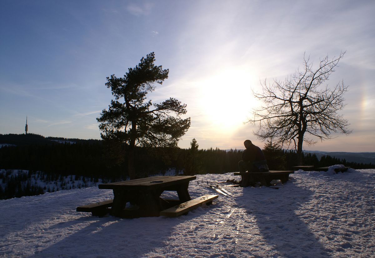 Stille fredagskveld ved Skjennungstua
