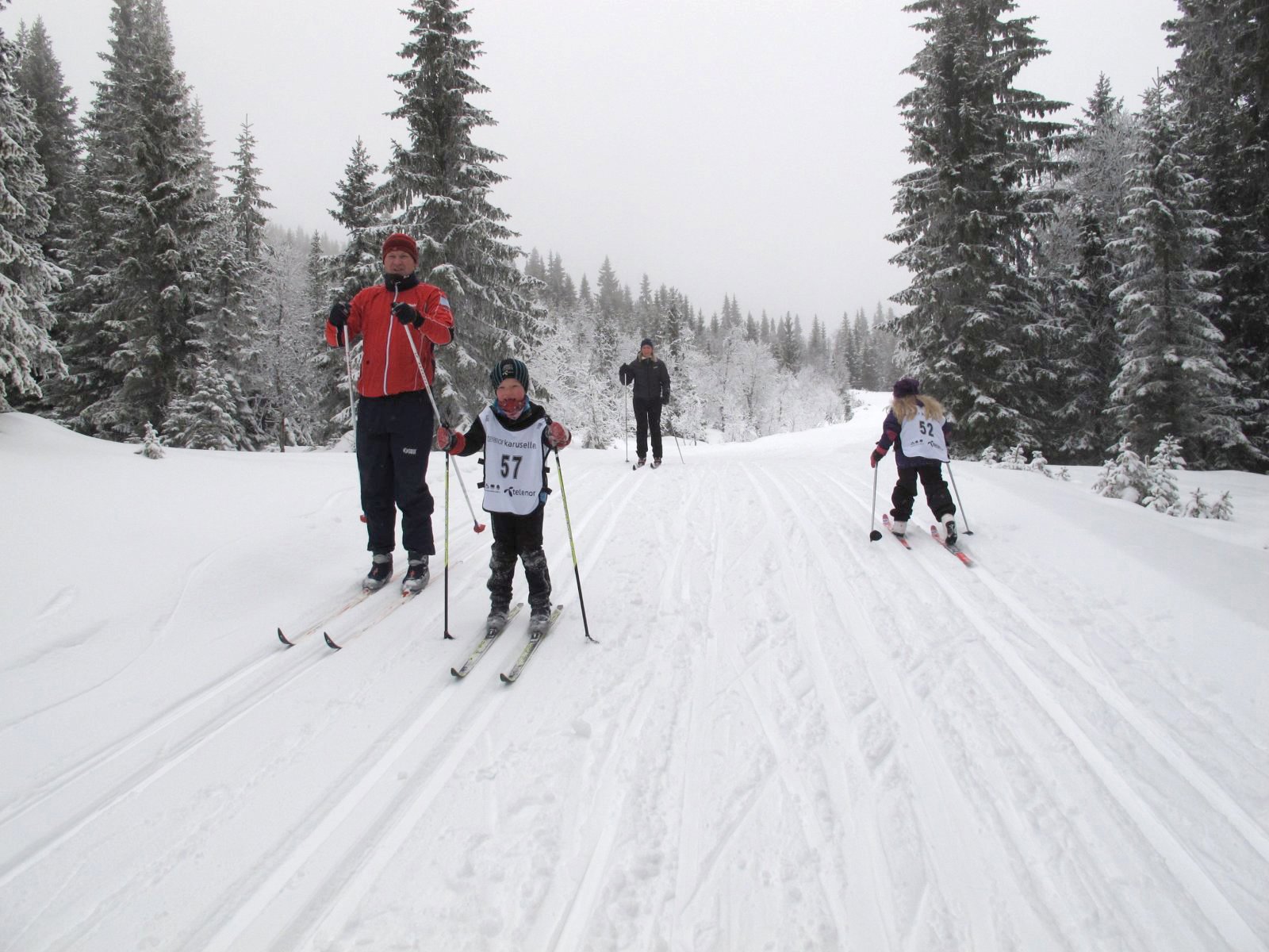 Stor aktivitet i løypene ved Oksbakken i dag
