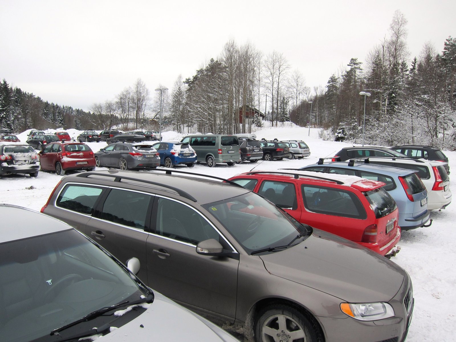 Stor utfart i Mossemarka