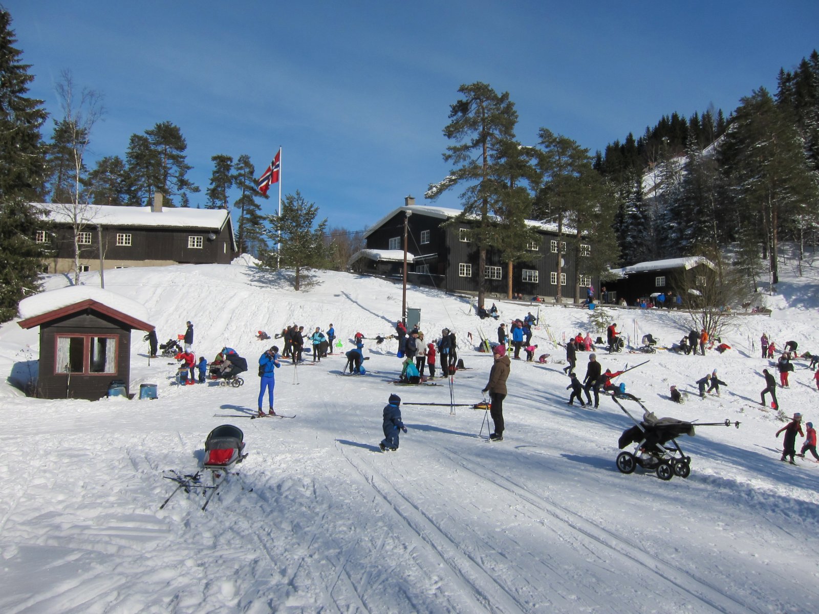 Stor utfart til Linderudkollen