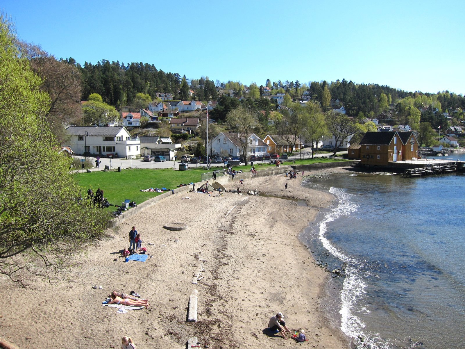 Strandliv i Hvitsten