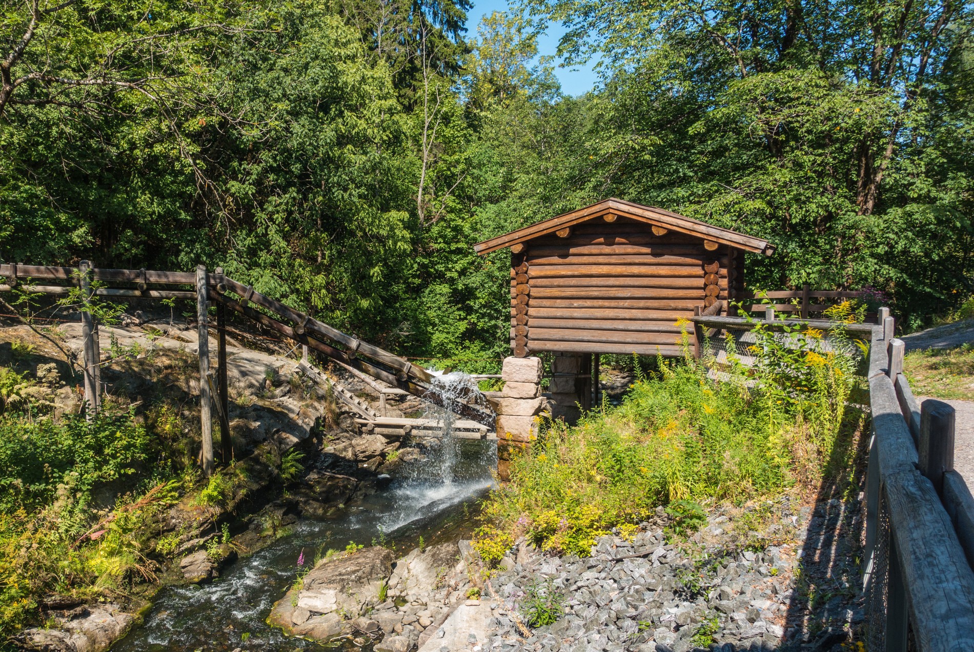 Strømmenkverna i Mølleparken ved Sagelva