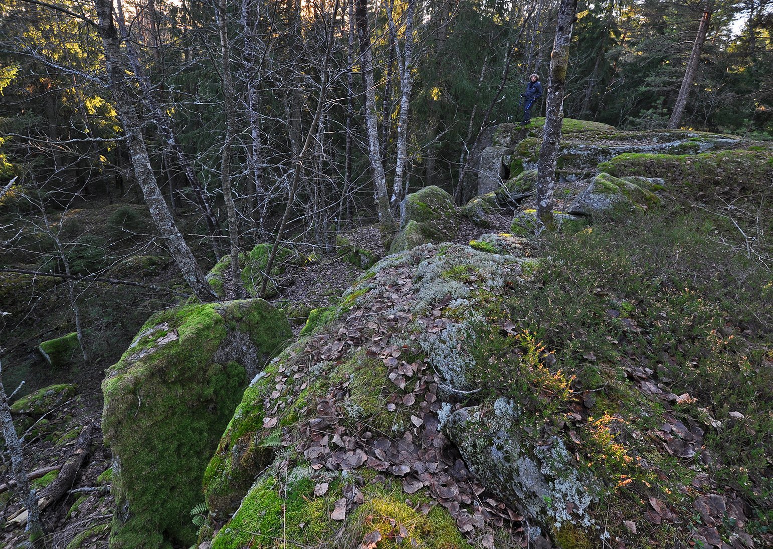 Stup og ulendt lende som vern mot inntrengere