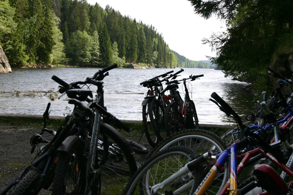 Sykkelparkering ved Elvåga