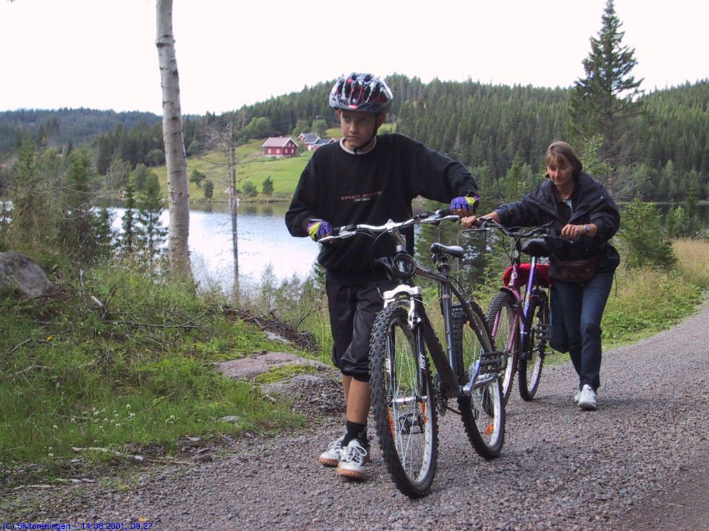 Syklister ved Heggelia