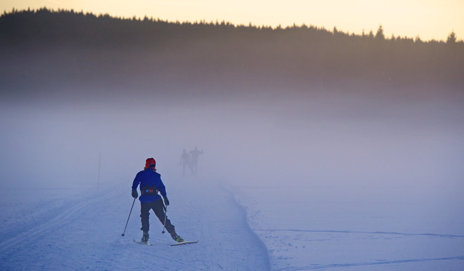 Tåke på Store Sandungen