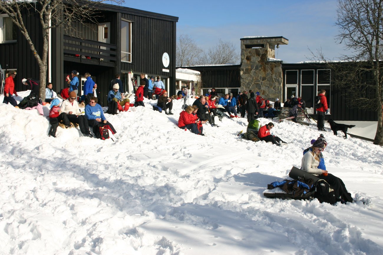 Tar vaffel og toddy ute i dag