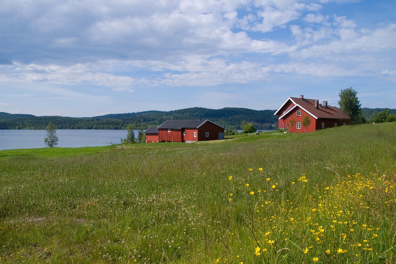 Tidlig formiddag ved Storflåtan gård