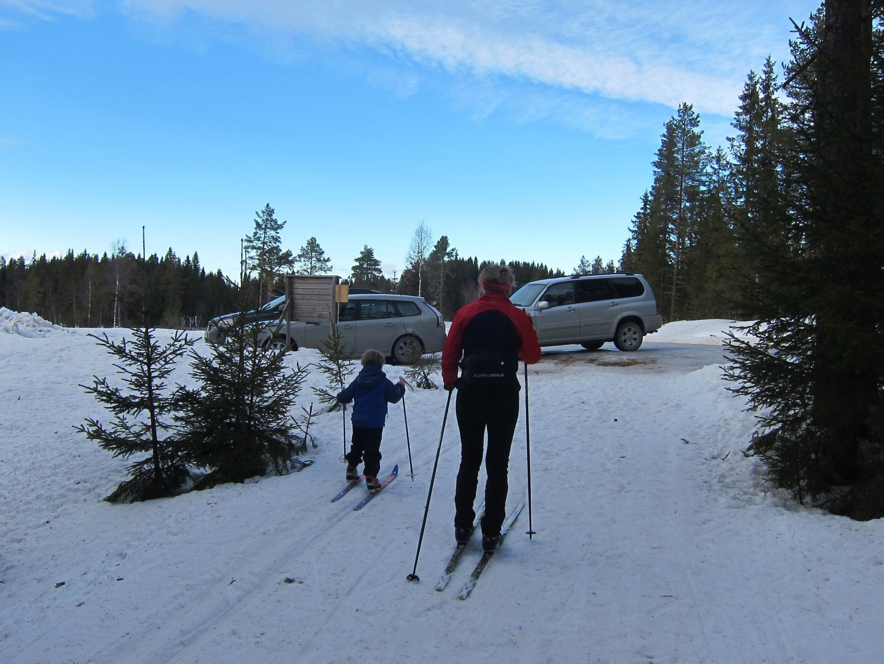 Tilbake ved Hakksvea