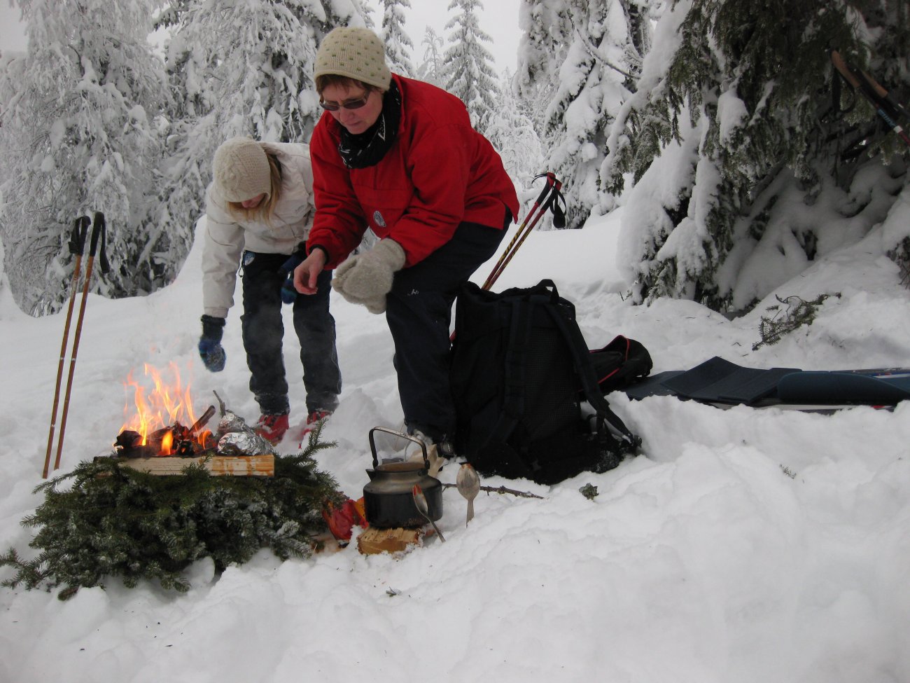 Tomatsuppen blir skiturens høydepunkt