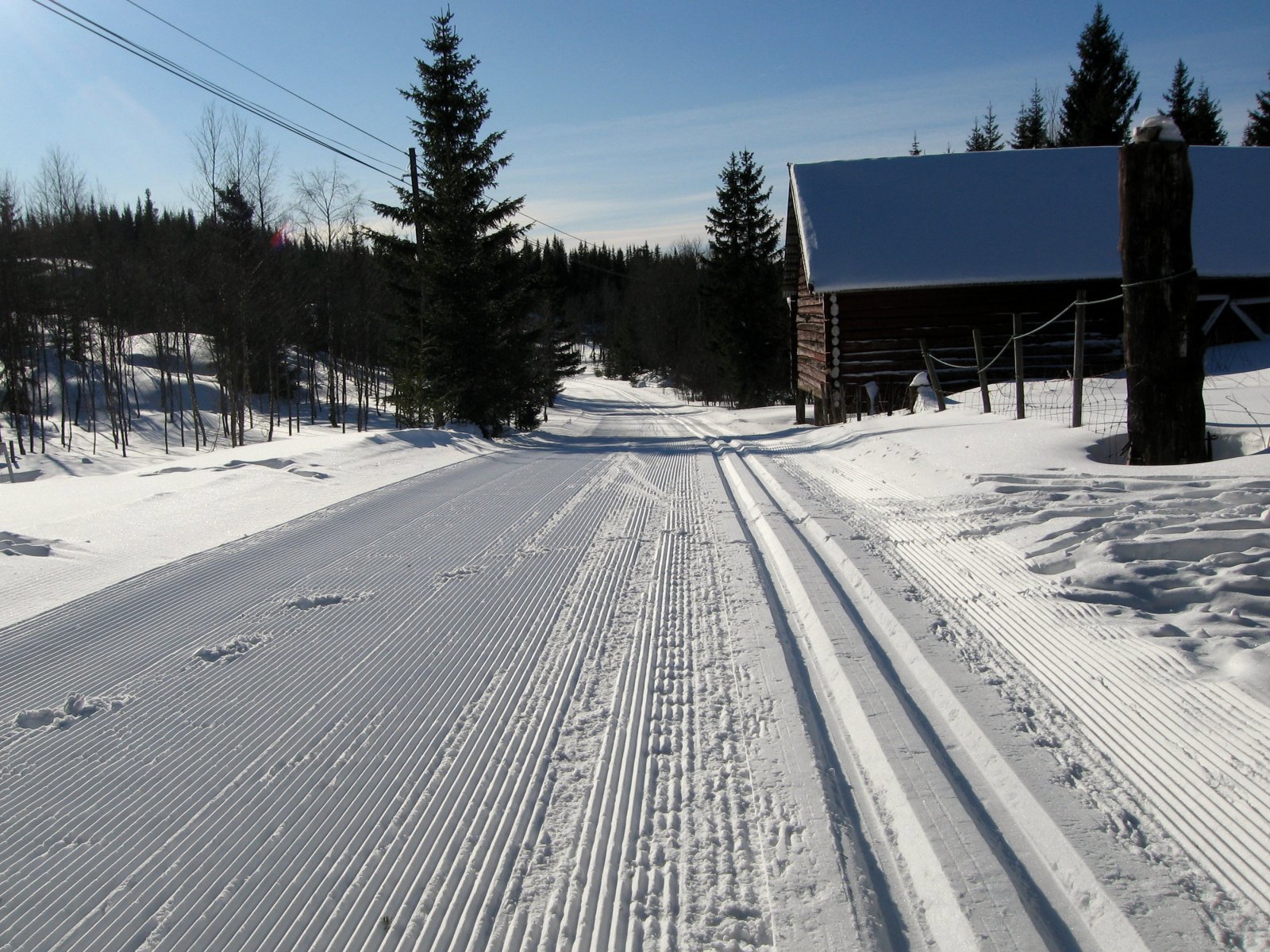 Trikkeskinner ved Høgkorsplassen