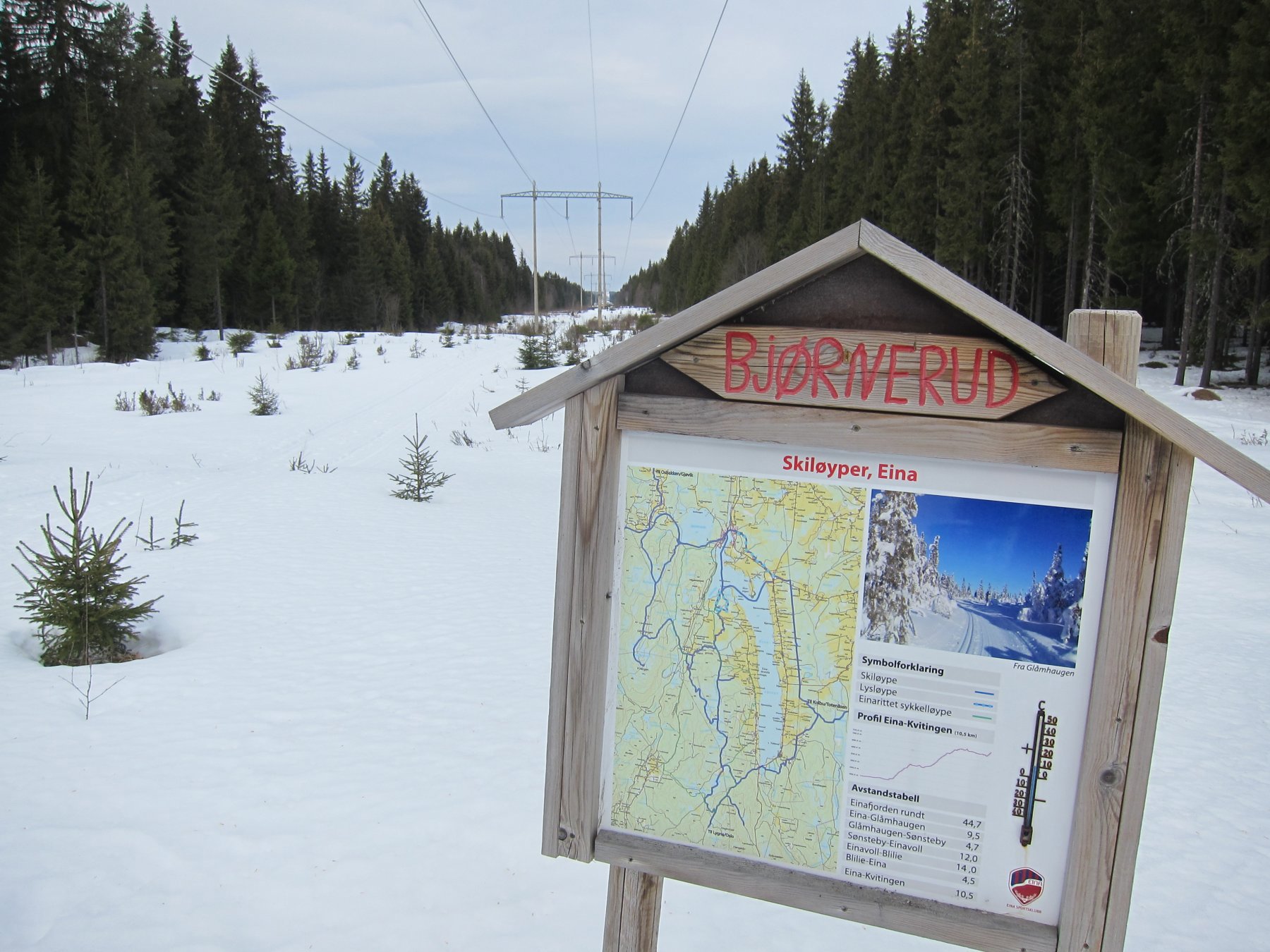 Under kraftlinja ved Bjørnerud