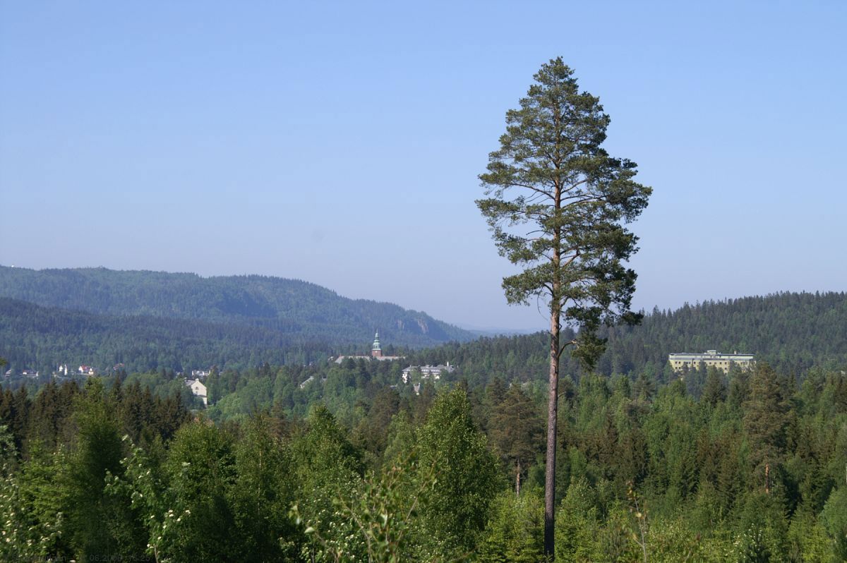 Utsikt fra Askers sydvestre kant