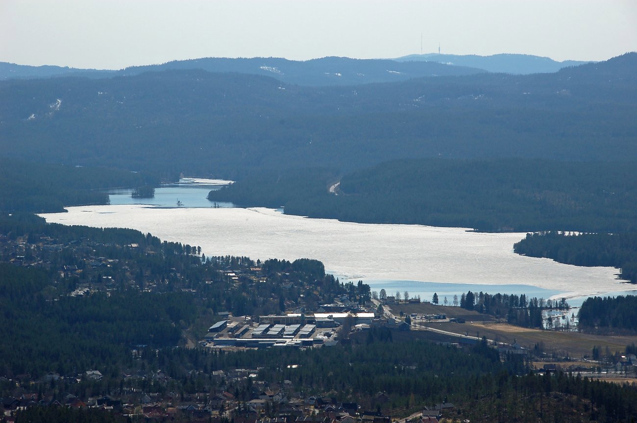 Utsikt fra Bjørgeseterfjellet