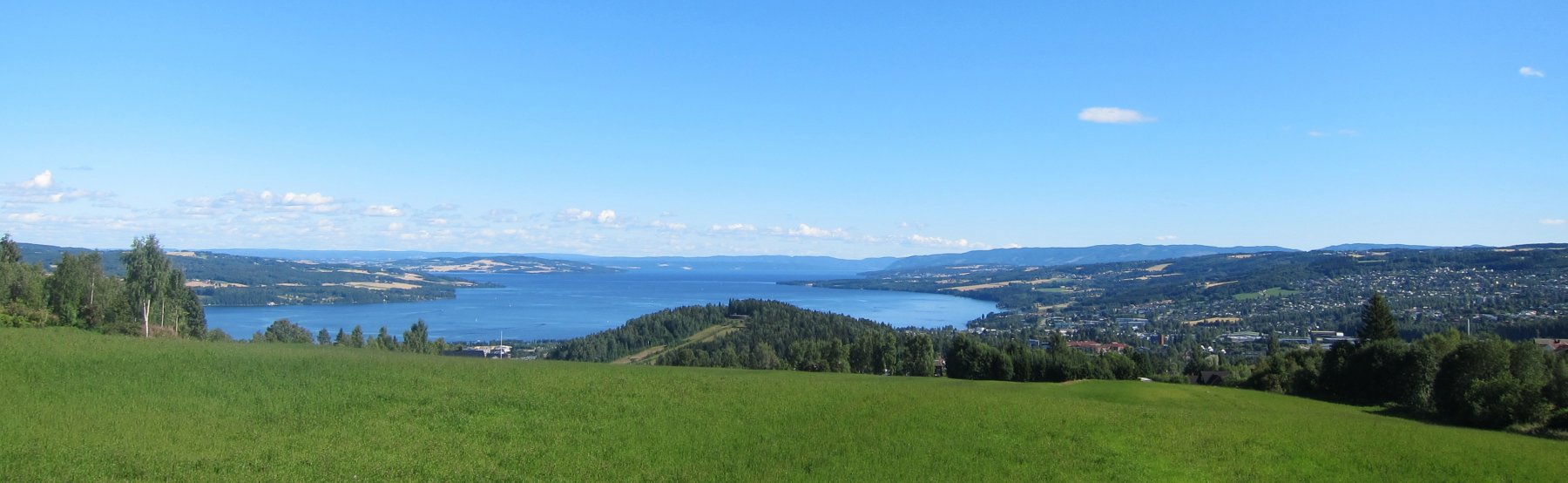 Utsikt fra Eiktunet