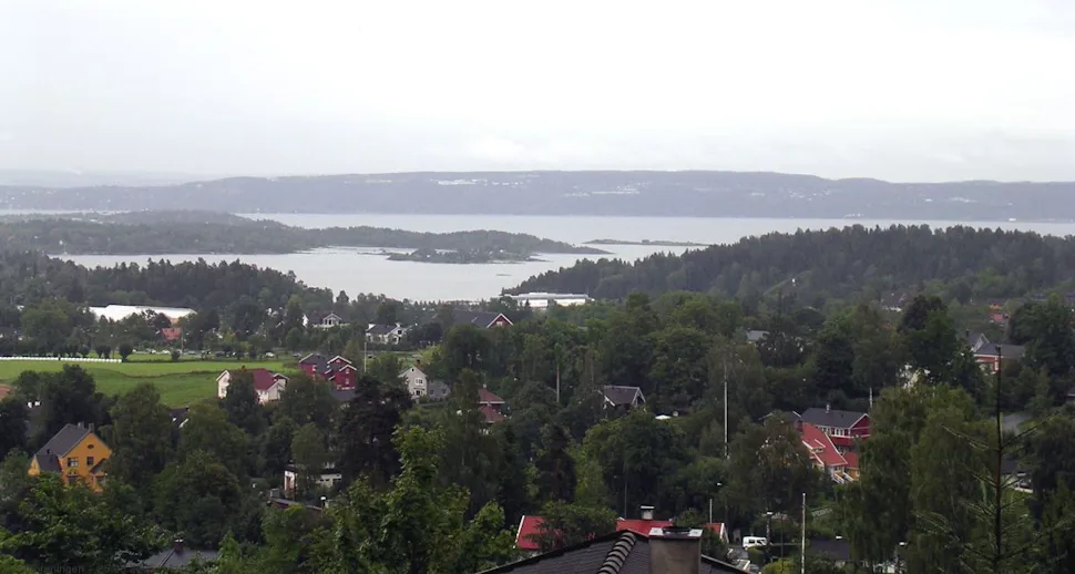 Utsikt fra Hvalstad