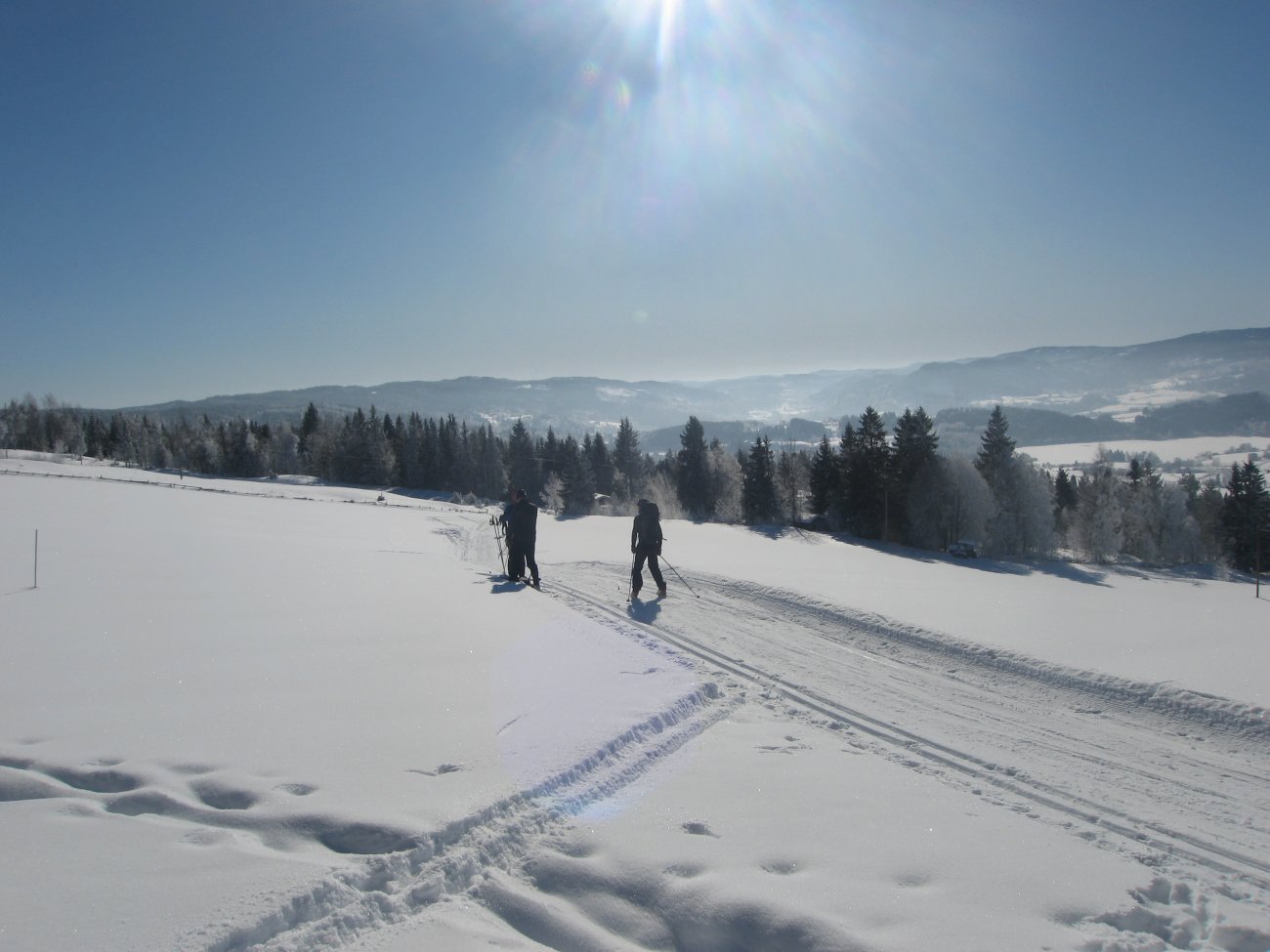 Utsikt fra Liagårdene ved Koperud