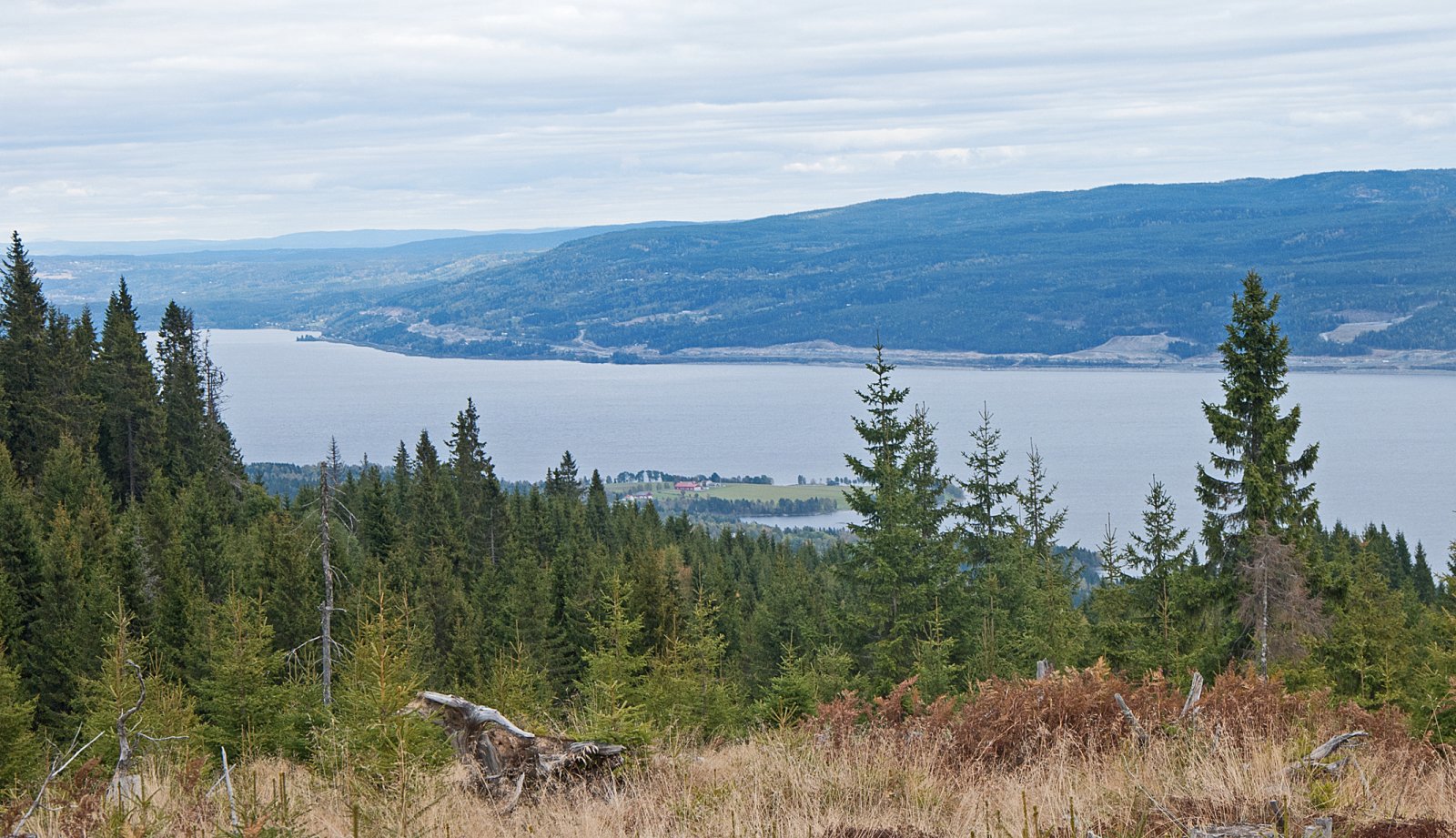 Utsikt fra Melbyhøgda - høst