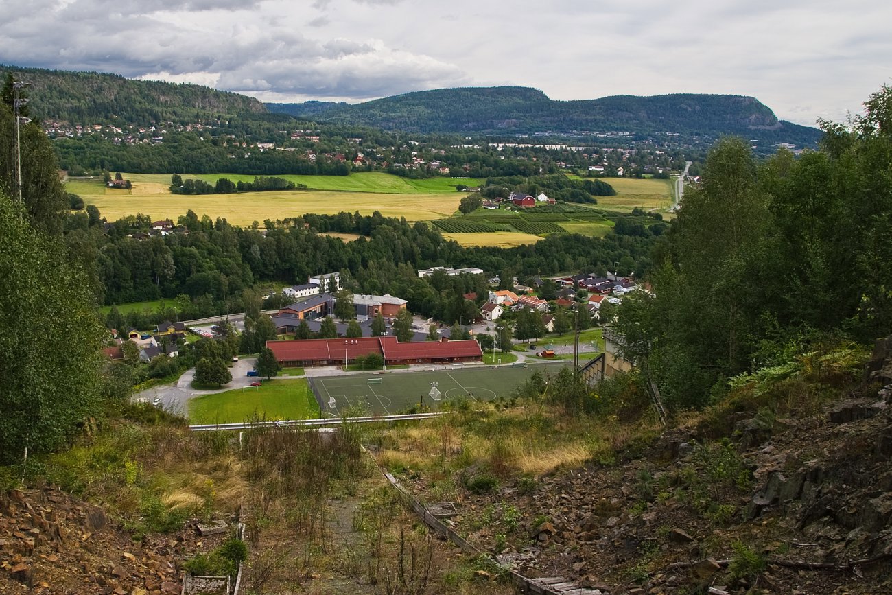 Utsikt fra Skuibakken