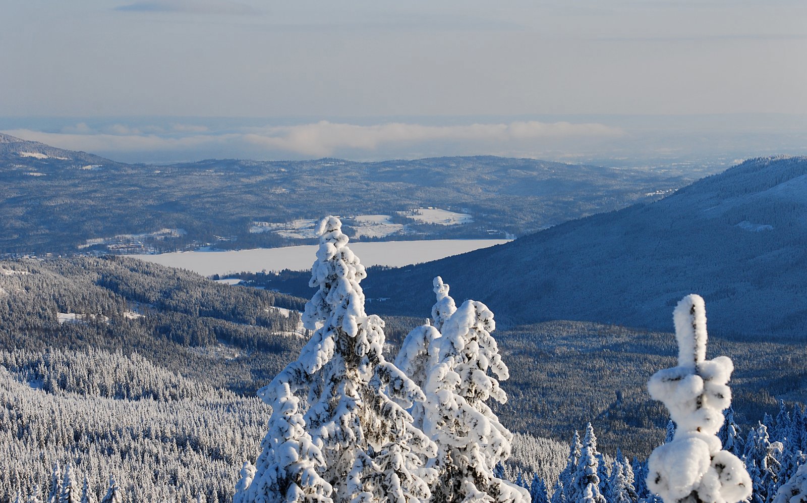 Utsikt mor Hurdalssjøen