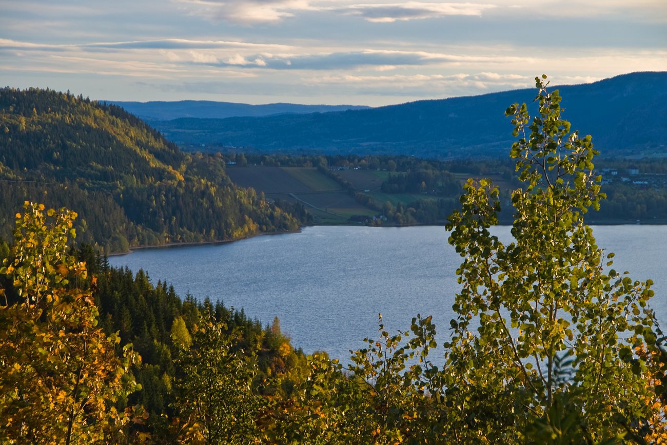 Utsikt mot Holsfjordens sydende