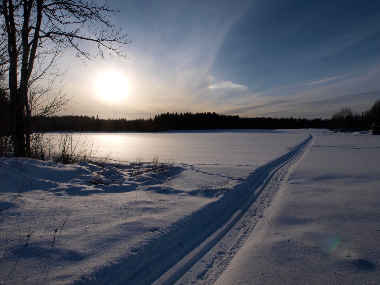 Utsyn vestover fra Skau