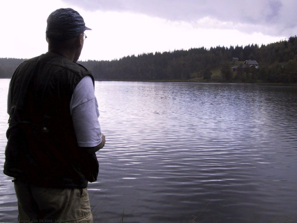 Uværet driver inn over Finntjern