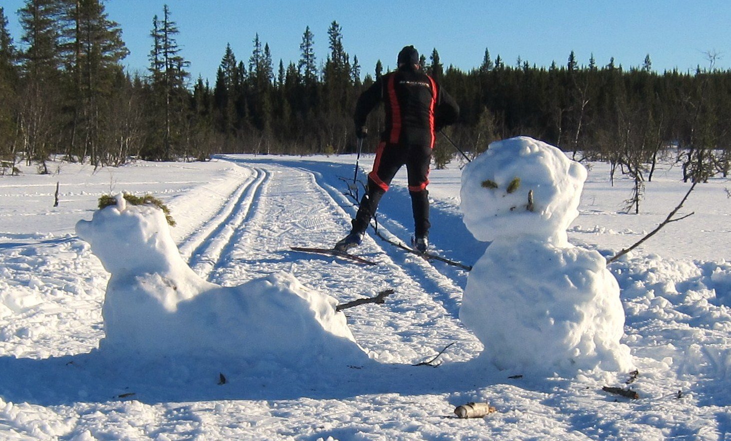 Uventet hinder i løypa