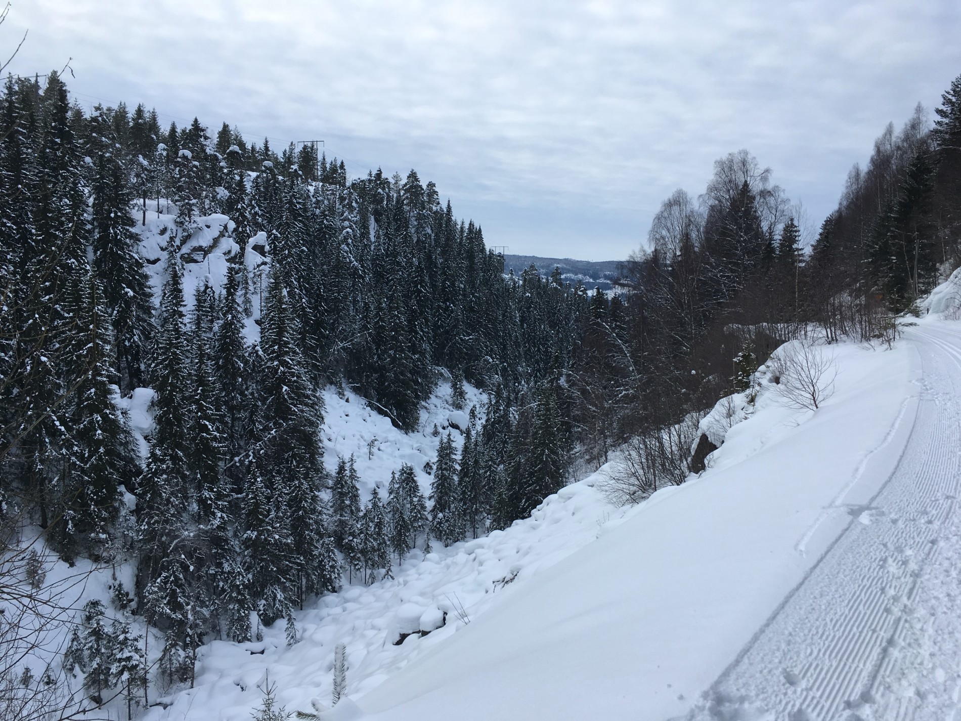 Valdreslinja mellom Hov og Skrukli stasjon