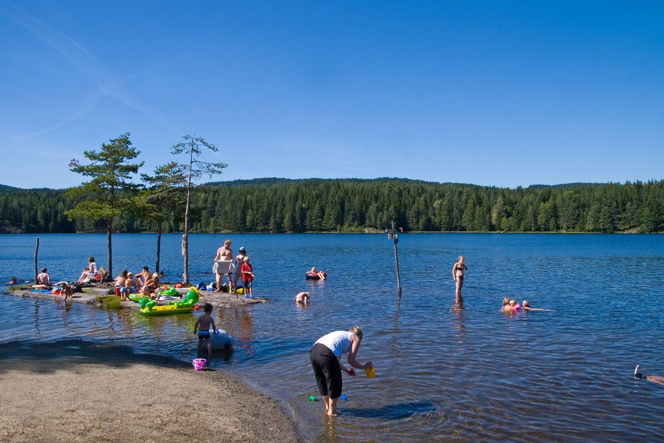 Varm dag ved Østernvann