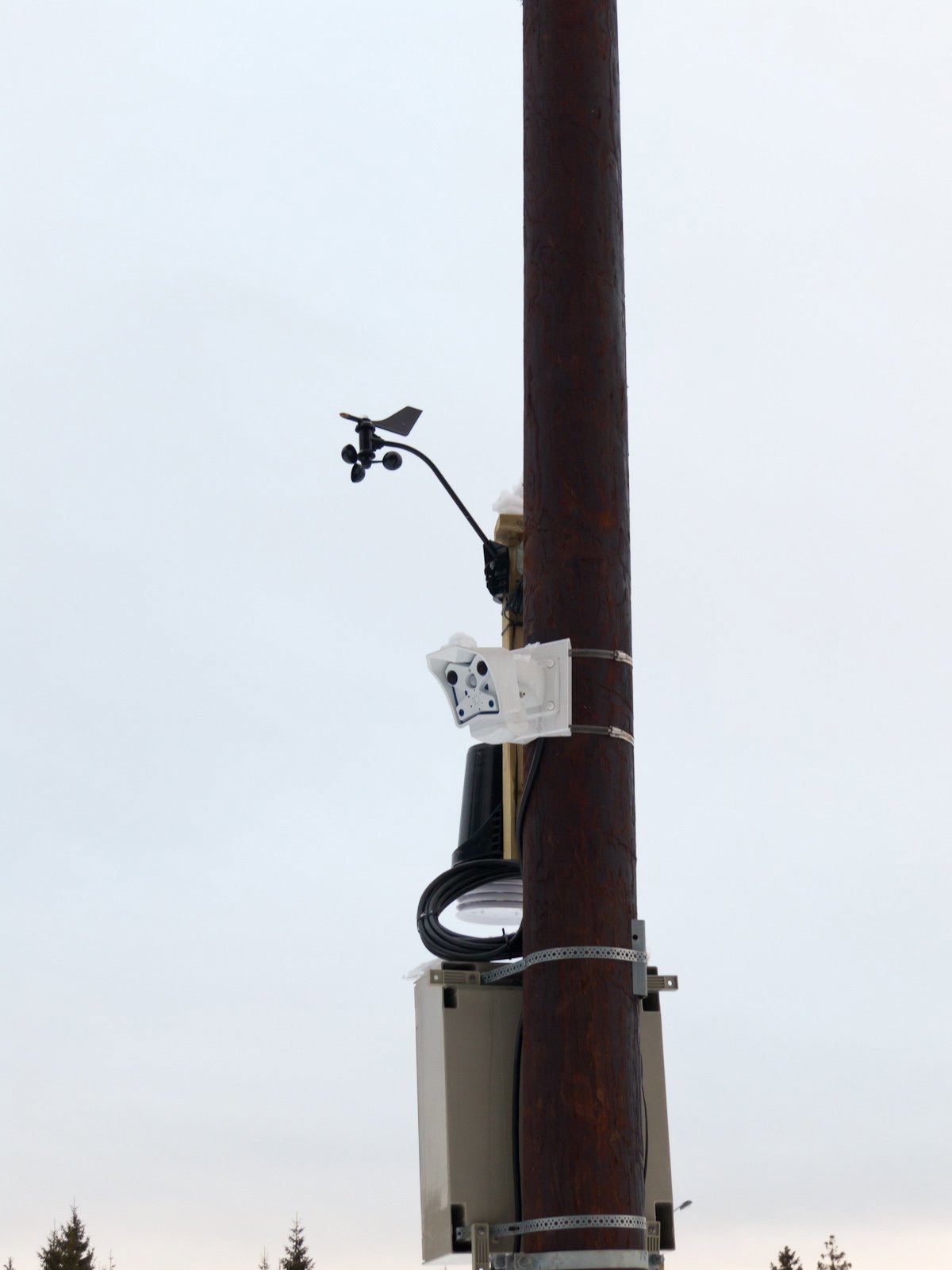 Værstasjon og webkamera på Vestmarksetra