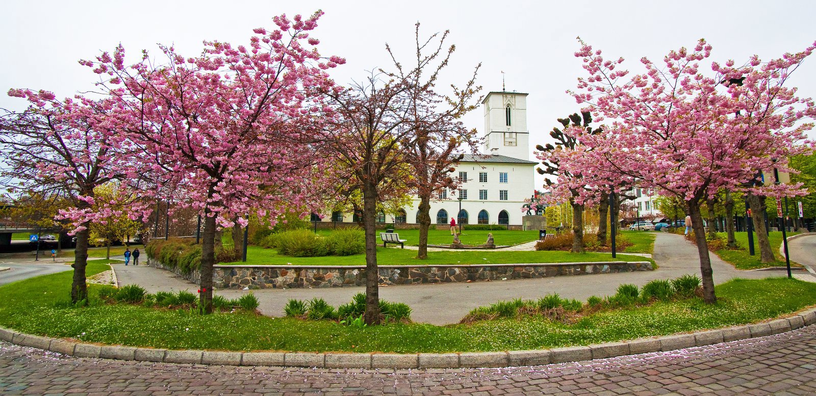 Vårvakkert i Sandvika