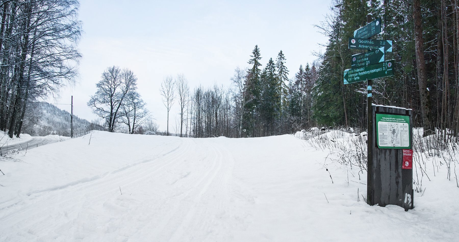 Ved Fleskum i skumringstiden