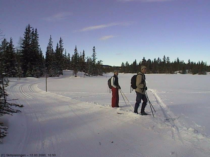 Ved Vambutjerna en flott vintersøndag