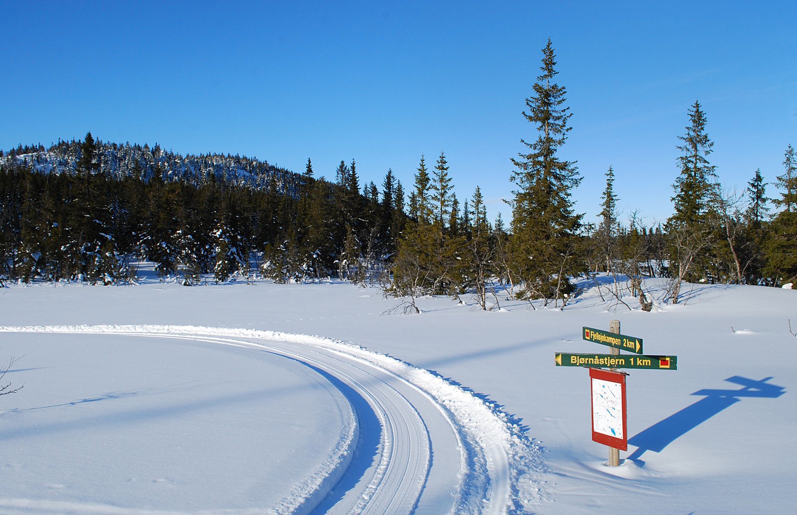 Vegvisere ved Blankputten