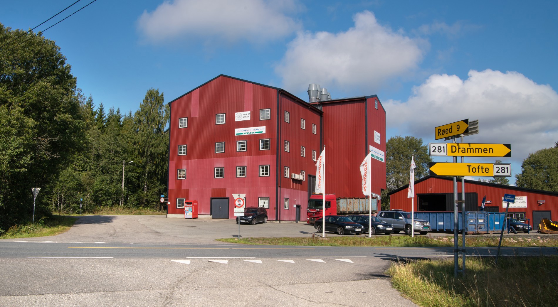 Veivalg ved Hurum mølle