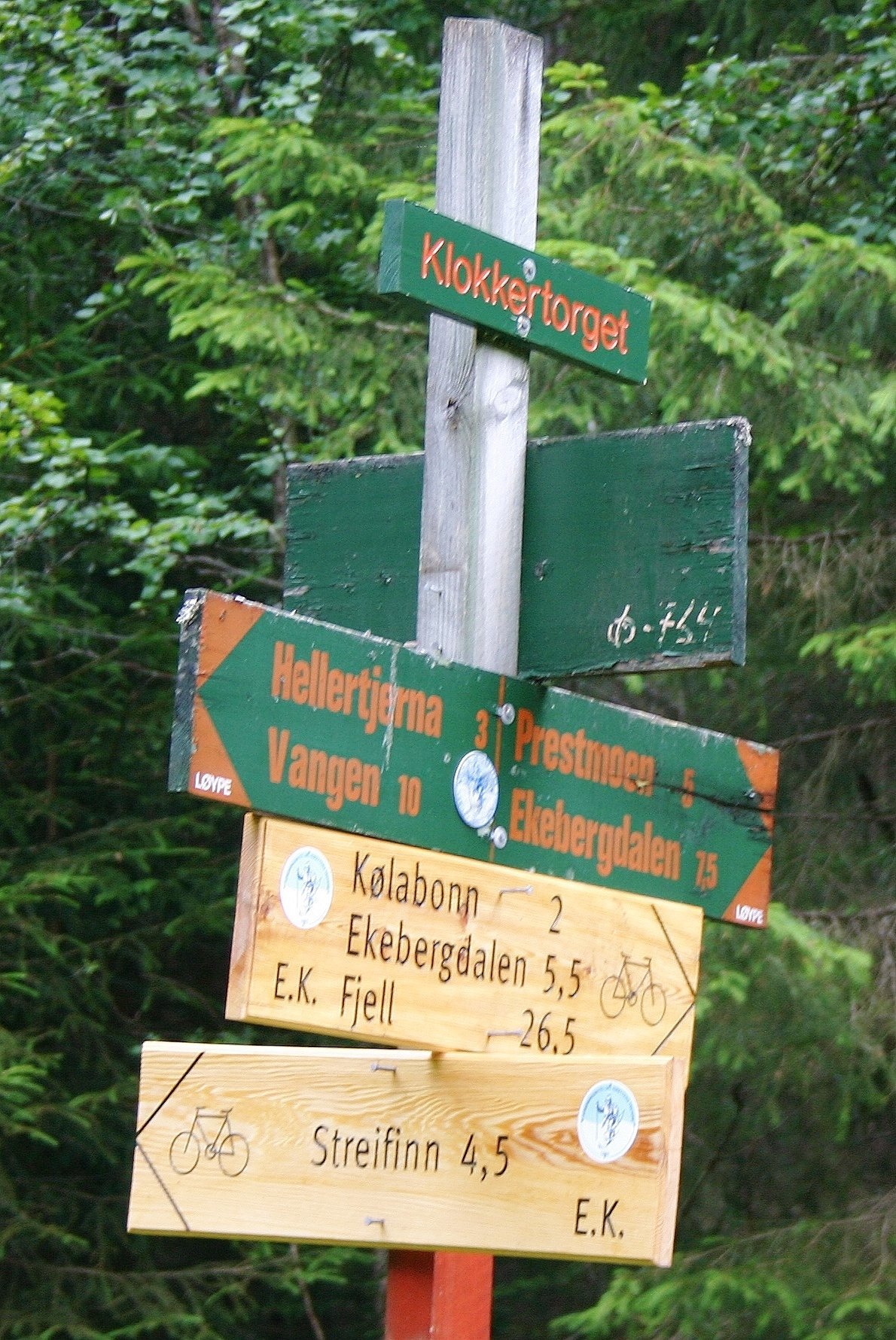 Veivalg ved Klokkertorvet